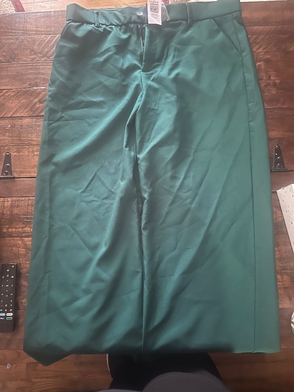 Women’s green trousers